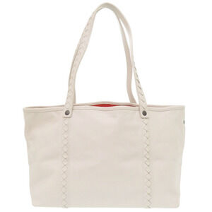 BOTTEGA VENETA Black Leather Intrecciato Tote Bag